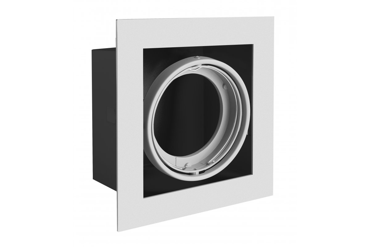 Ceiling luminaire housing PIREO, recessed, IP20, single, gray