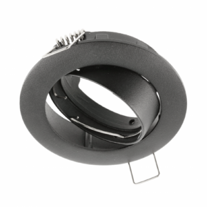 Spot luminaire housing PORTO-K with adjustment, IP20, round, black