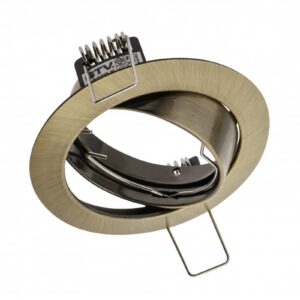 Spot luminaire housing PORTO-K with adjustment, IP20, round, copper