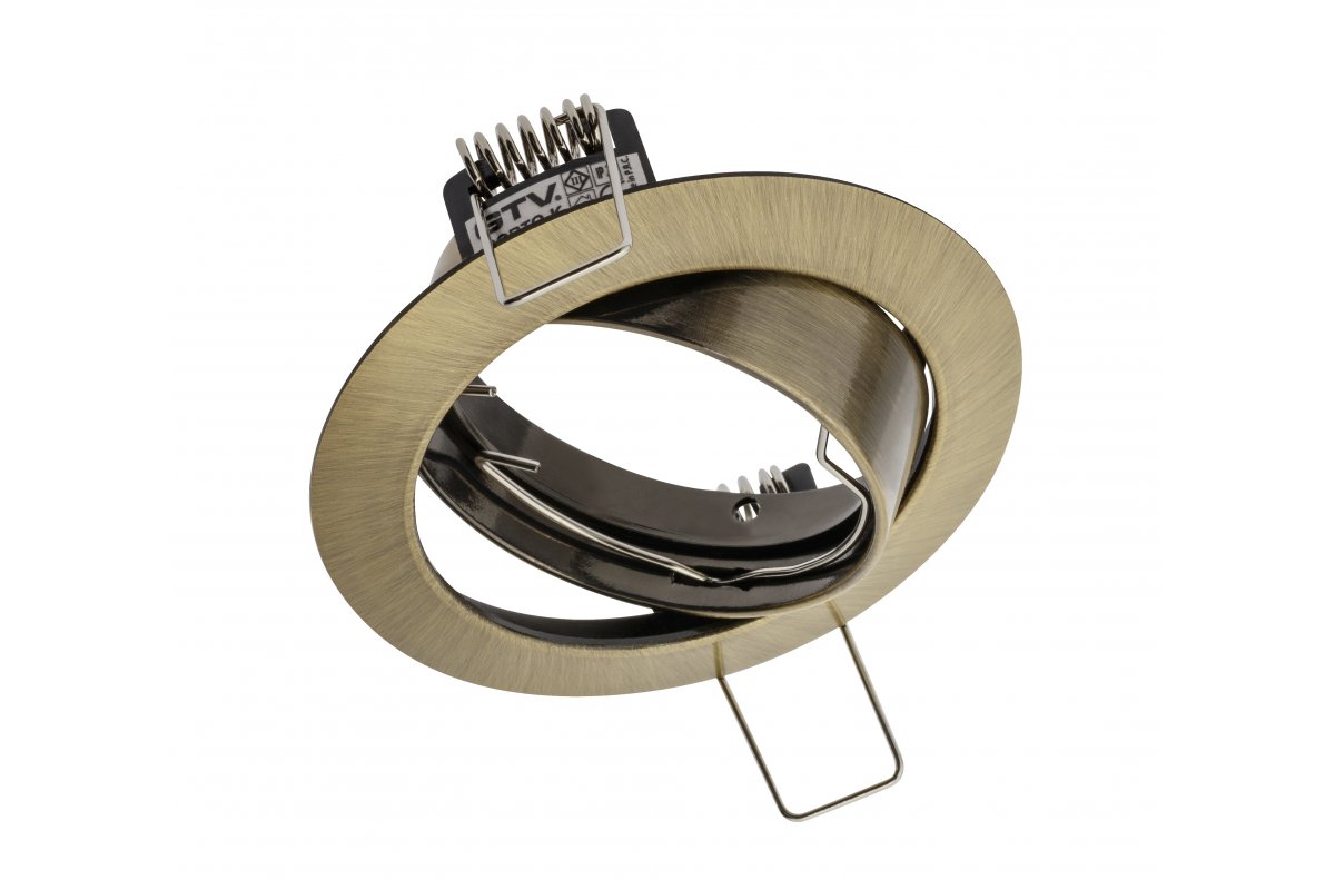 Spot luminaire housing PORTO-K with adjustment, IP20, round, copper