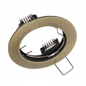 Spot luminaire housing PORTO, IP20, round, copper