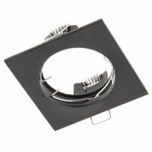 Spot luminaire housing PORTO, IP20, square, black