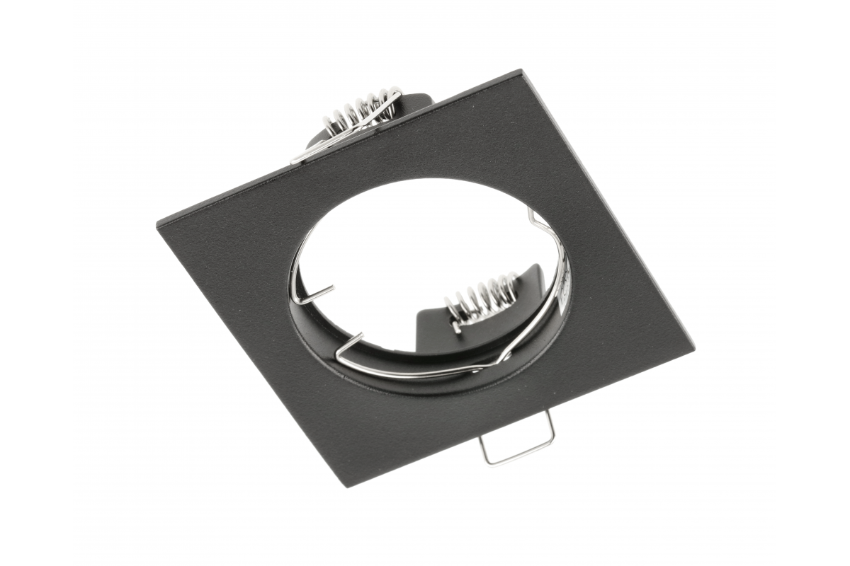 Spot luminaire housing PORTO, IP20, square, black