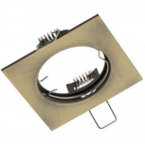 Spot luminaire housing PORTO, IP20, square, copper