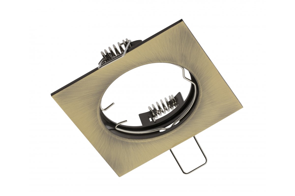 Spot luminaire housing PORTO, IP20, square, copper