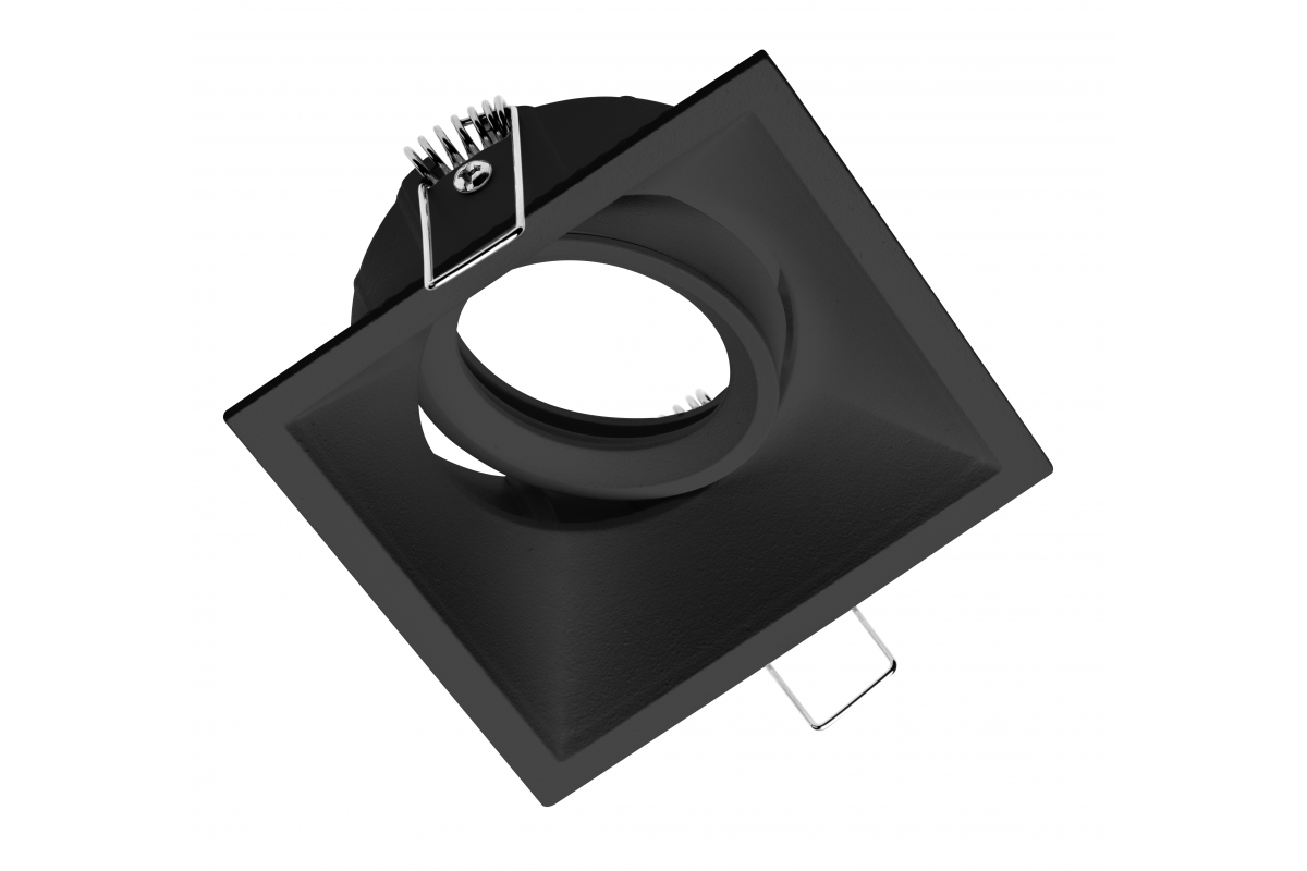 Spot luminaire housing SALTO, IP20, square, black