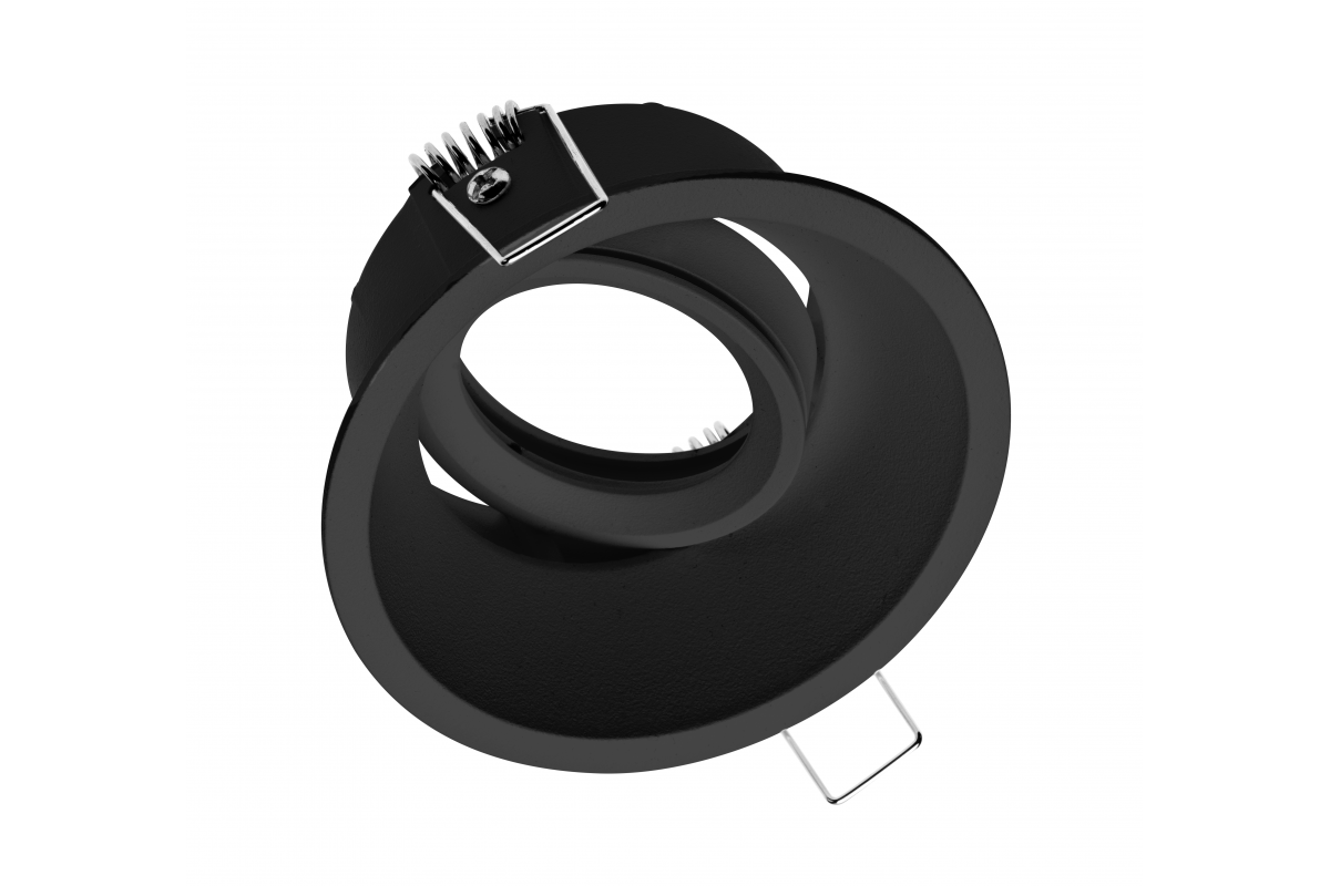 Spot luminaire housing SALTO, IP20, round, black