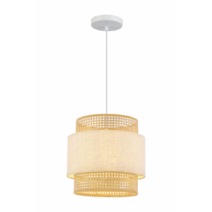 Ceiling luminaire ABRA, 6168, AC220-240V, 50/60Hz, 1*E27, max.40W, IP20, avg. 40 cm, cream