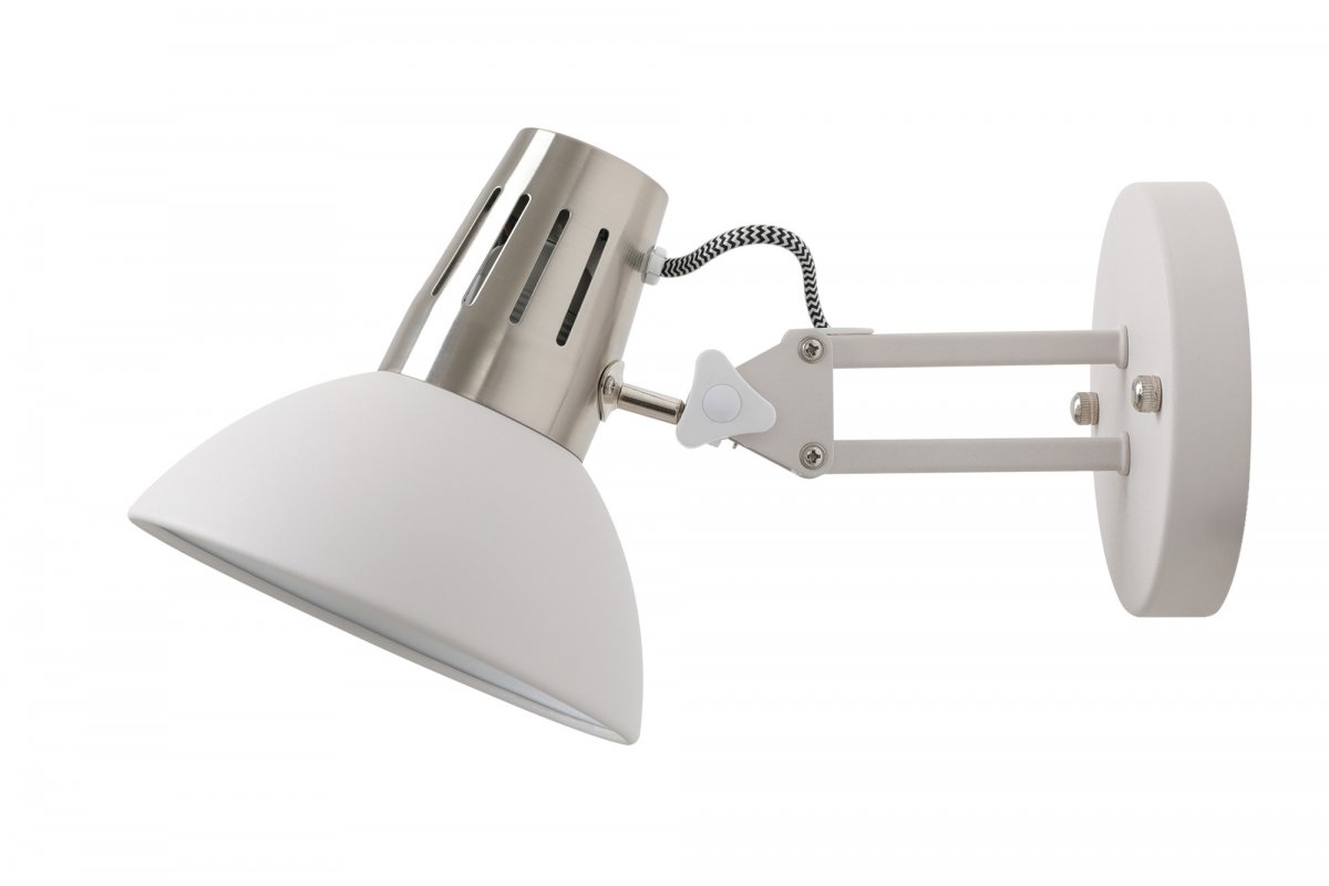 Wall fixture ARTEMIA,2218,AC220-240V,50/60Hz,1*E27, max.40W, IP20, Diameter16,3cm, single, white