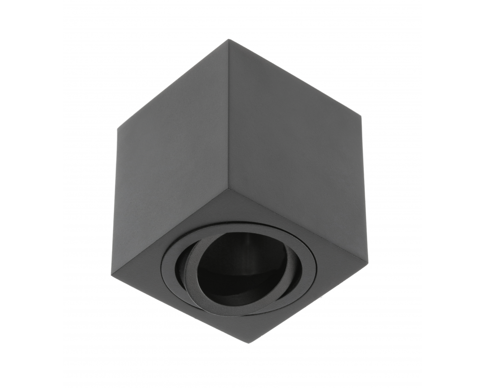 Ceiling luminaire AVEIRO BIS, GU10, IP20, max. 20 W, square, black