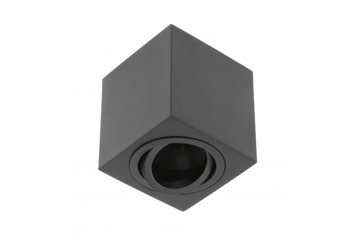 Ceiling luminaire AVEIRO BIS, GU10, IP20, max. 20 W, square, black