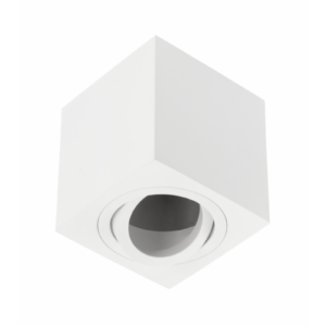 Ceiling luminaire AVEIRO BIS, GU10, IP20, max. 20 W, square, white