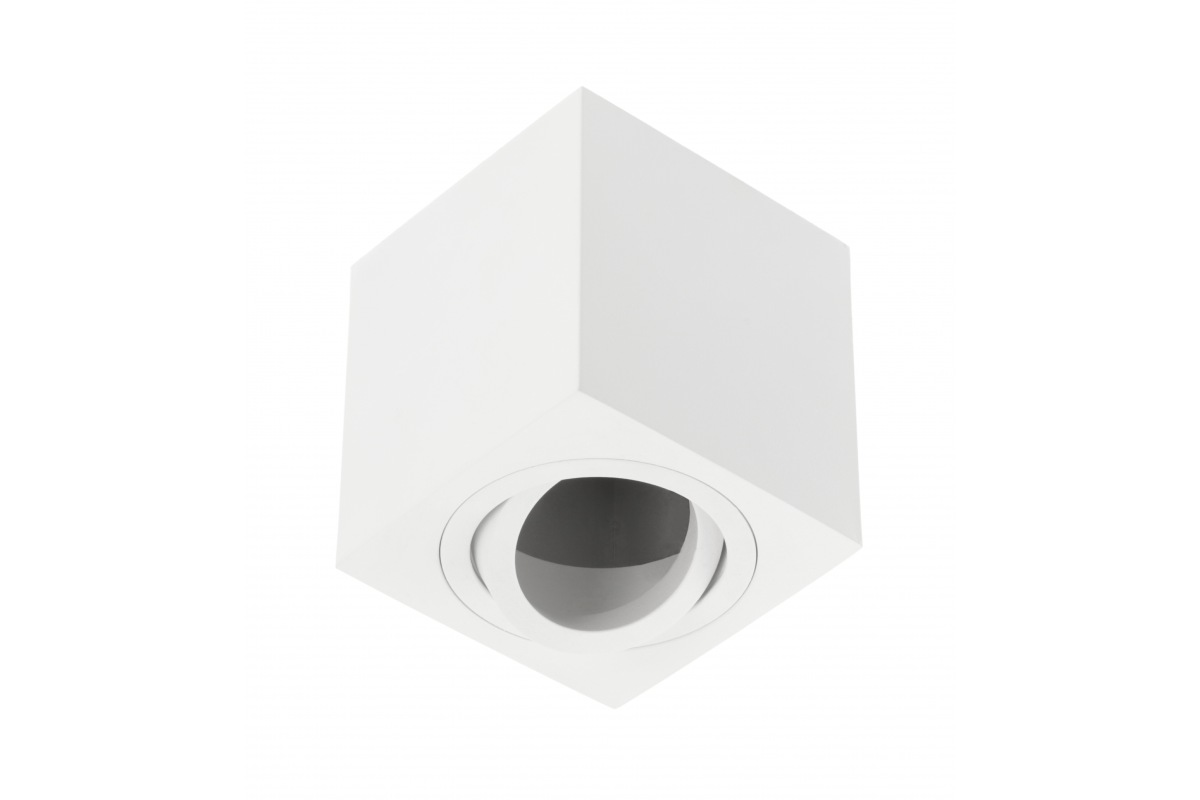 Ceiling luminaire AVEIRO BIS, GU10, IP20, max. 20 W, square, white