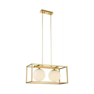 Ceiling fixture AVELIN 2,2232, AC220-240V,50/60Hz,2*E27, IP20,45CMX20CMX20CM, double, gold