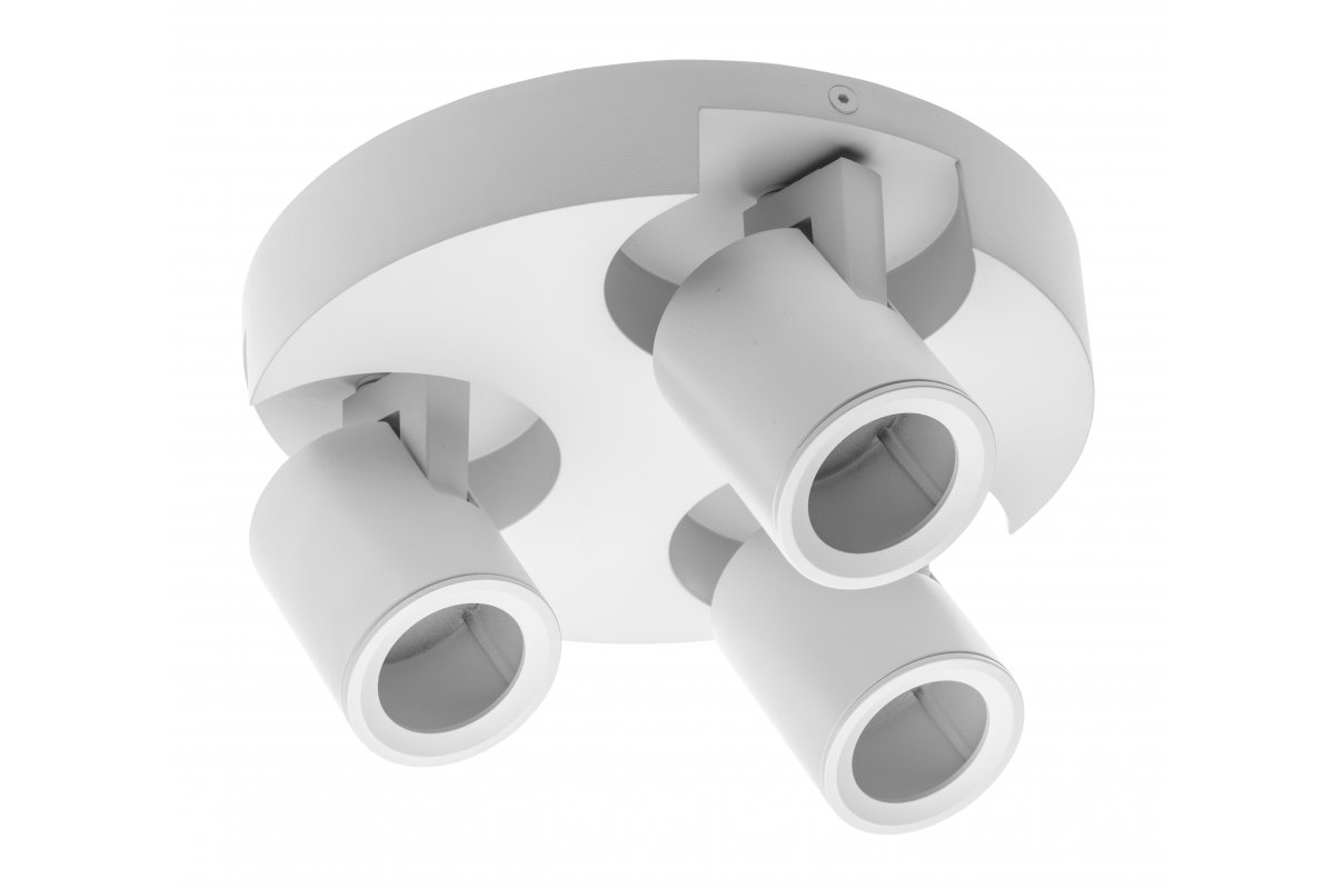 Ceiling luminaire BLINK, GU10, max. 3*20 W, IP20, triple, white