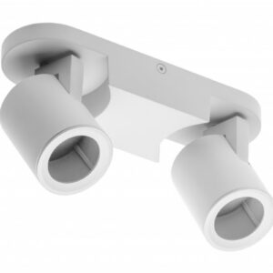 Ceiling luminaire BLINK II, GU10, max. 2*20 W, IP20, double, white