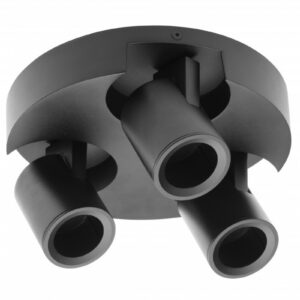 Ceiling luminaire BLINK II, GU10, max. 3*20 W, IP20, triple, black