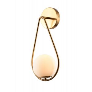 Wall fixture CIKLOP 2,5779,AC220-240V,50/60Hz,1*E27, IP20, Diameter20CM, single, gold