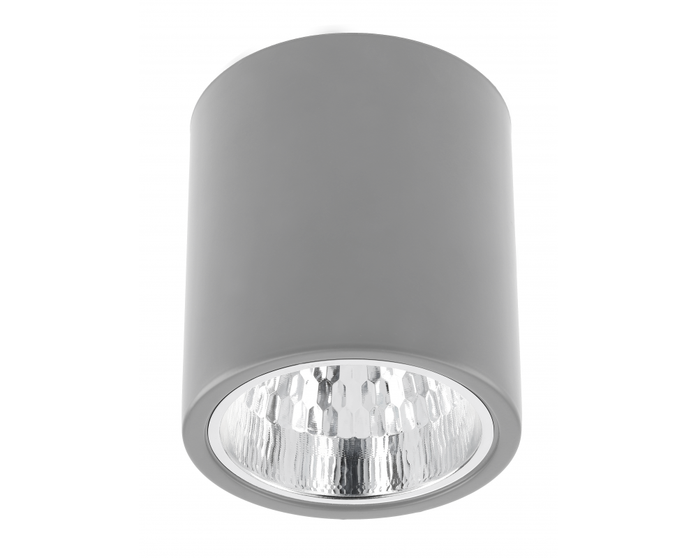 Ceiling luminaire DRAGO, E27, max. 60 W, IP20, 133x148 mm, gray