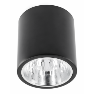 Ceiling luminaire DRAGO, E27, max. 60 W, IP20, 172x180 mm, black