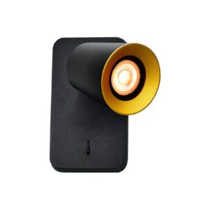 Wall fixture Elli,4533, AC220-240V, 50/60 Hz, IP 20,1*GU10 ,max. 20W, single, black