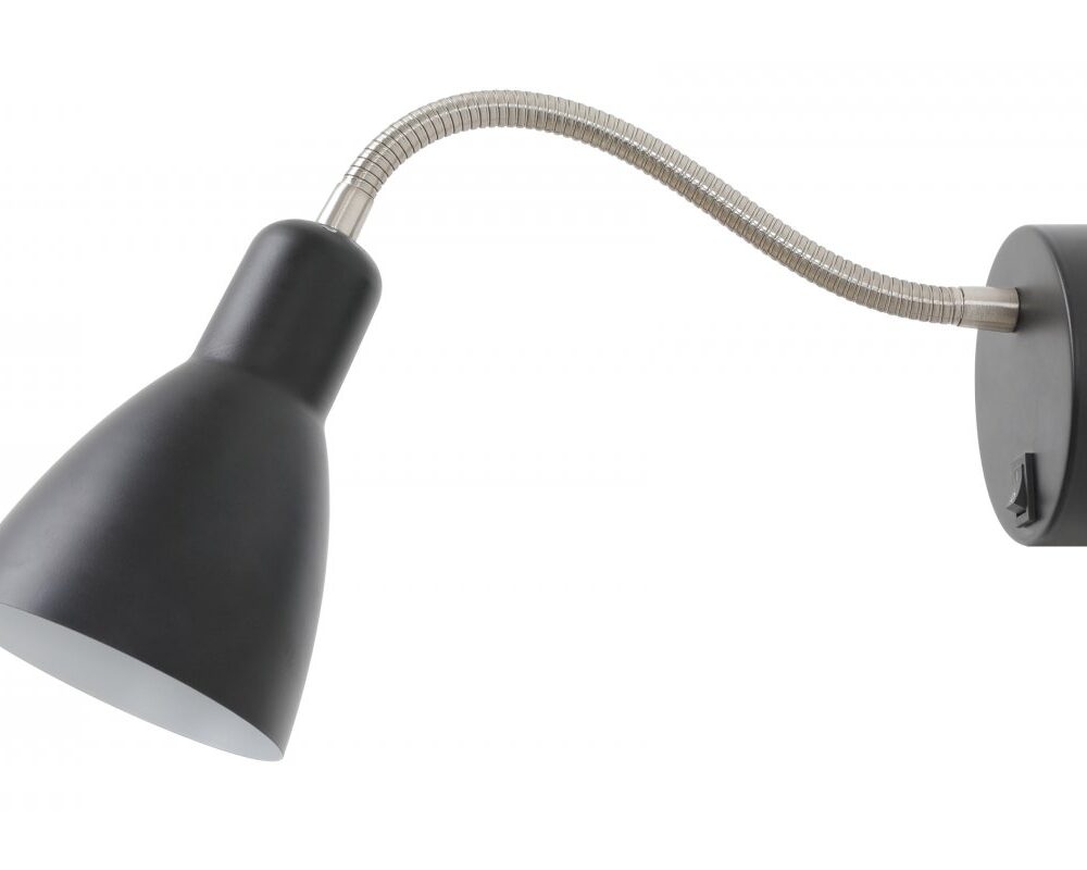 Wall fixture Etore,1860,AC220-240V,50/60Hz,1*E27, max.25W, IP20, single, black