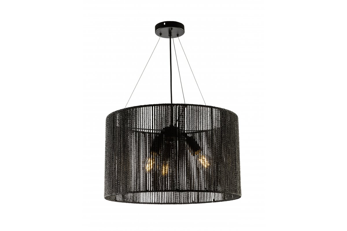 Ceiling luminaire FORESTO 2, 5772, AC220-240V, 50/60Hz, 1*E27, max.40W, dia. 50 cm, black