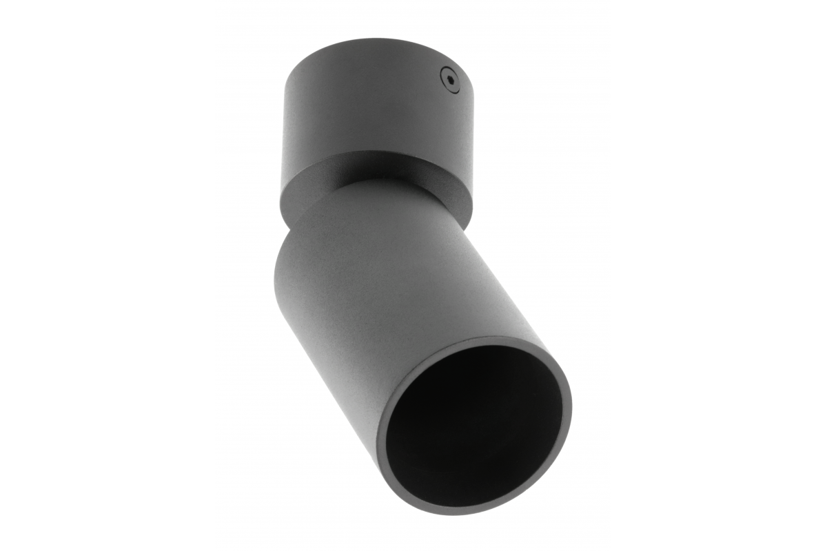 Ceiling luminaire FARGO MINI 2, GU10, 56x150mm, IP20, max. 20 W, round, black