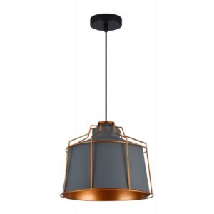 Ceiling fixture GOA , 3550,AC220-240V,50/60Hz,1*E27, IP20, Diameter 32 CM,single, grey