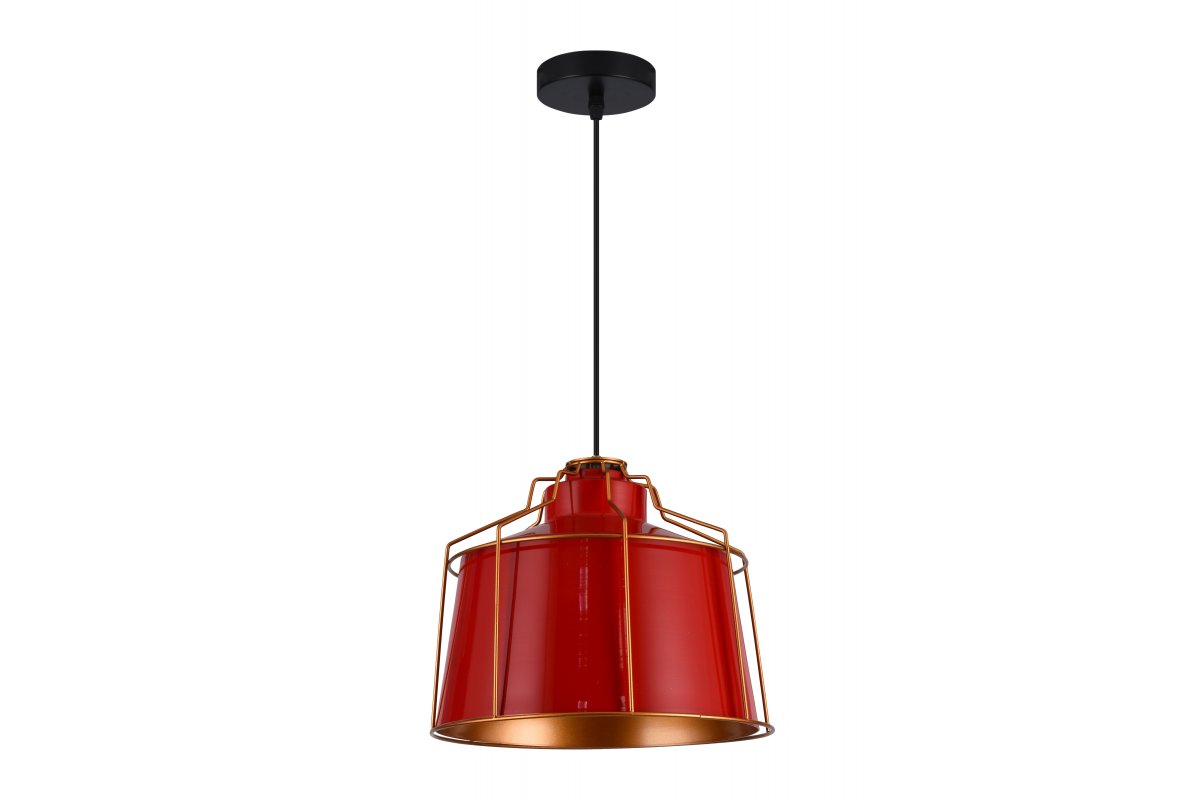 Ceiling fixture GOA , 3536,AC220-240V,50/60Hz,1*E27, IP20, Diameter 32 CM,single, red