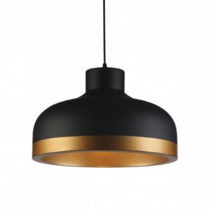 Ceiling fixture GOLDI 2 ,4113,AC220-240V,50/60Hz,1*E27, IP20, Diameter 42 CM,single,black/gold