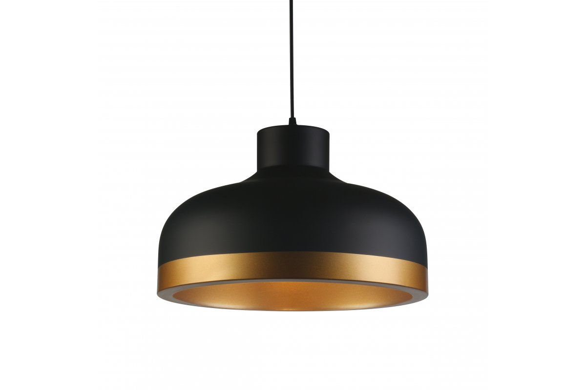 Ceiling fixture GOLDI 2 ,4113,AC220-240V,50/60Hz,1*E27, IP20, Diameter 42 CM,single,black/gold