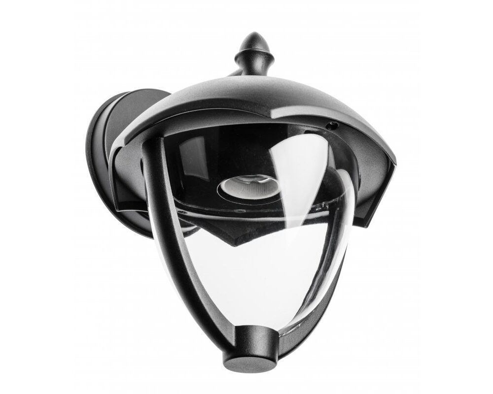 Facade luminaire GRANDE, E27, max. 60 W, IP54, directed downwards, black