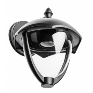 Facade luminaire GRANDE, E27, max. 60 W, IP54, directed downwards, black