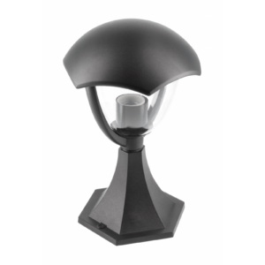 Garden luminaire GRANDE, E27, max. 60 W, IP54, post 310 mm, black