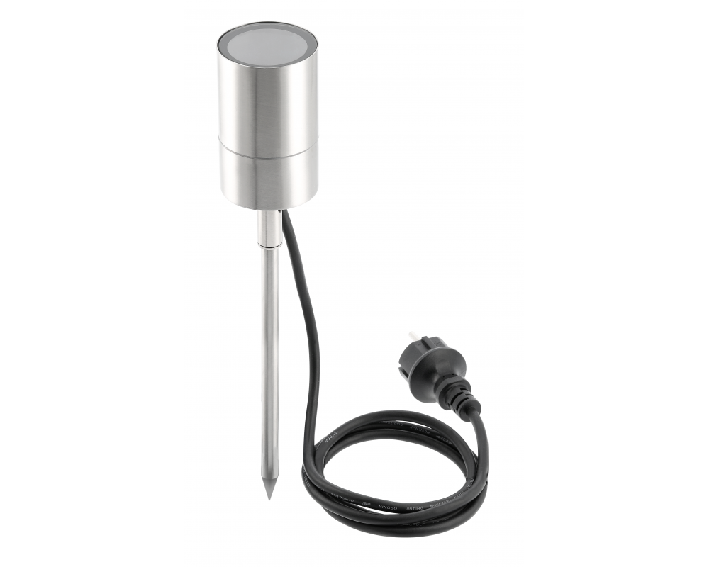 Ground luminaire GRAZIE, GU10, max. 20 W, IP44, stainless steel
