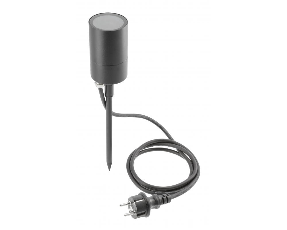 Ground luminaire GRAZIE, GU10, max. 20 W, IP44, black