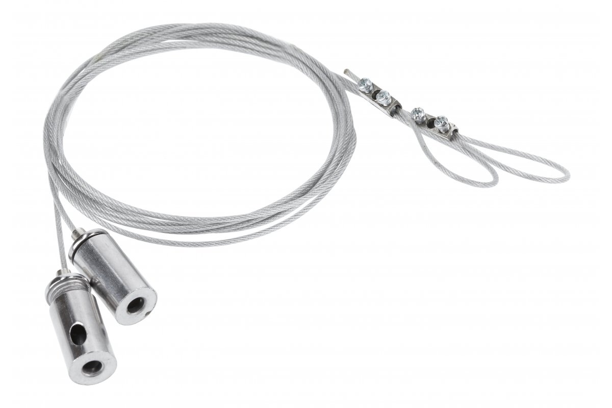 Steel cable for suspending luminaires, 200 cm, 1 pc