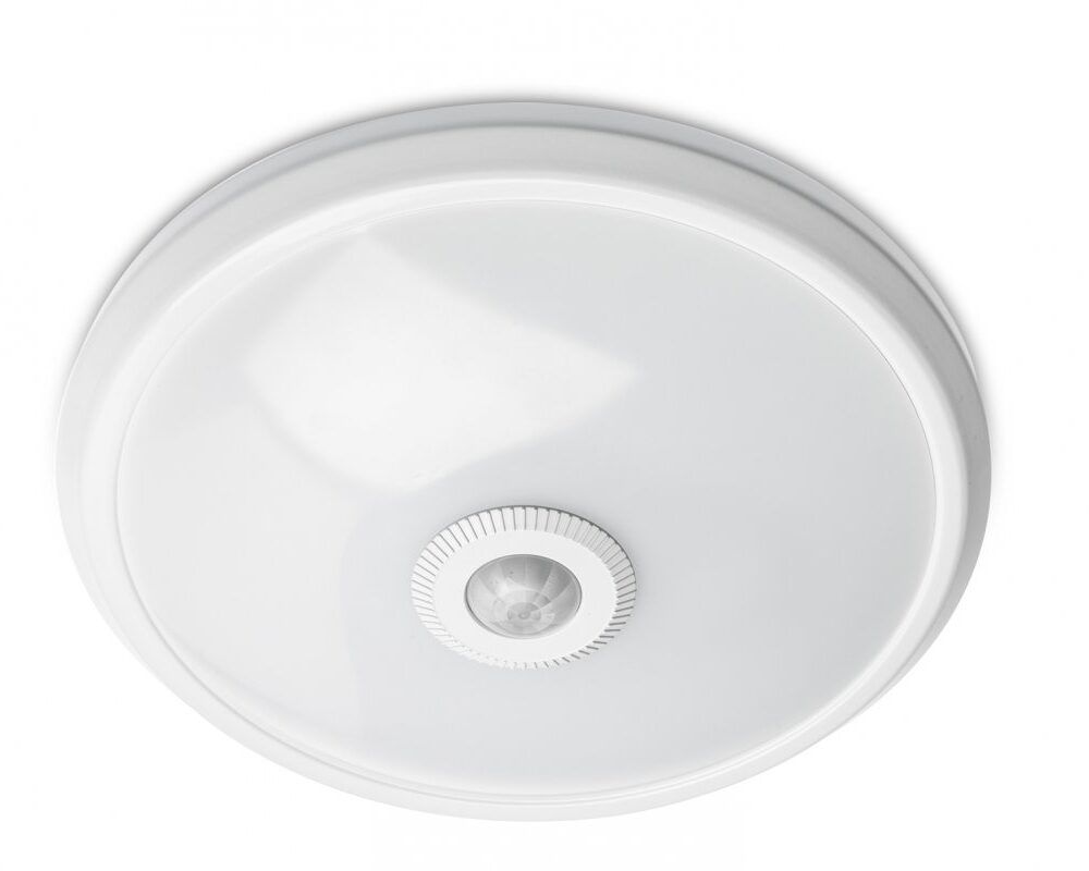 LED luminaire ITALIA with motion sensor, 12 W, 900 lm, 4000K, AC220-240V, IP20, 360°, round