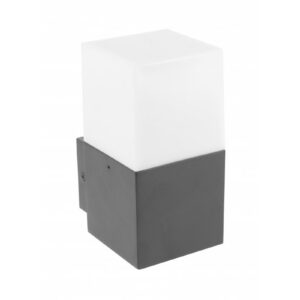 Facade luminaire LARGO, E27, max. 15 W, IP44, graphite