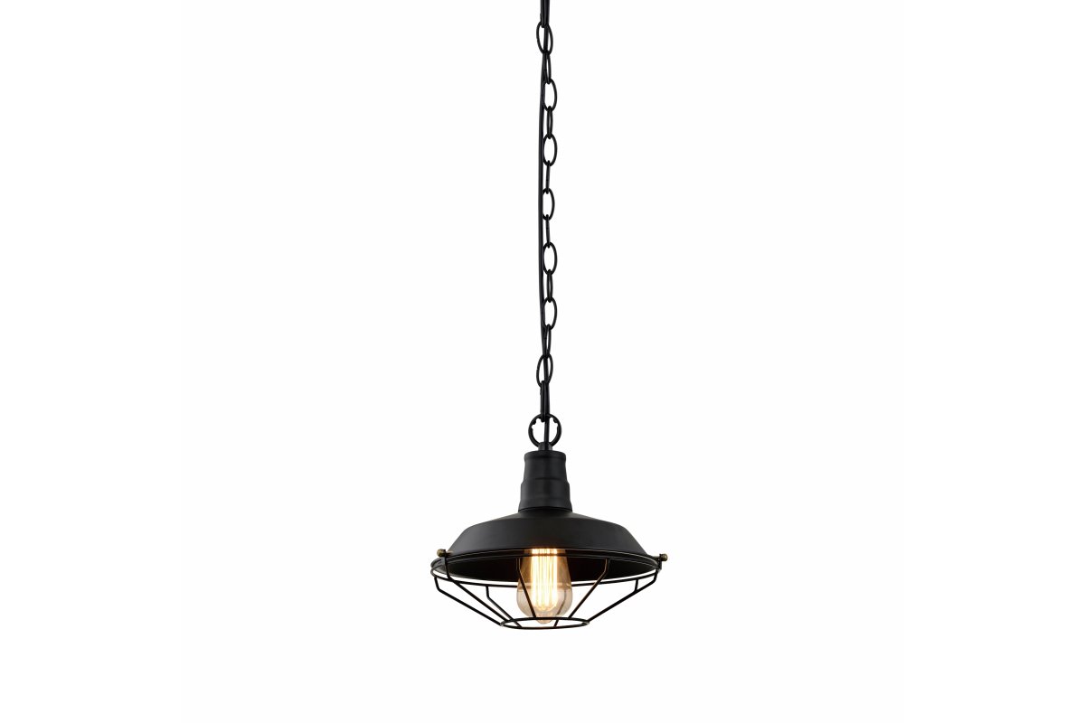 Ceiling fixture LARS,2233,AC220-240V,50/60Hz,1*E27, IP20, Diameter 26 CM,single,black