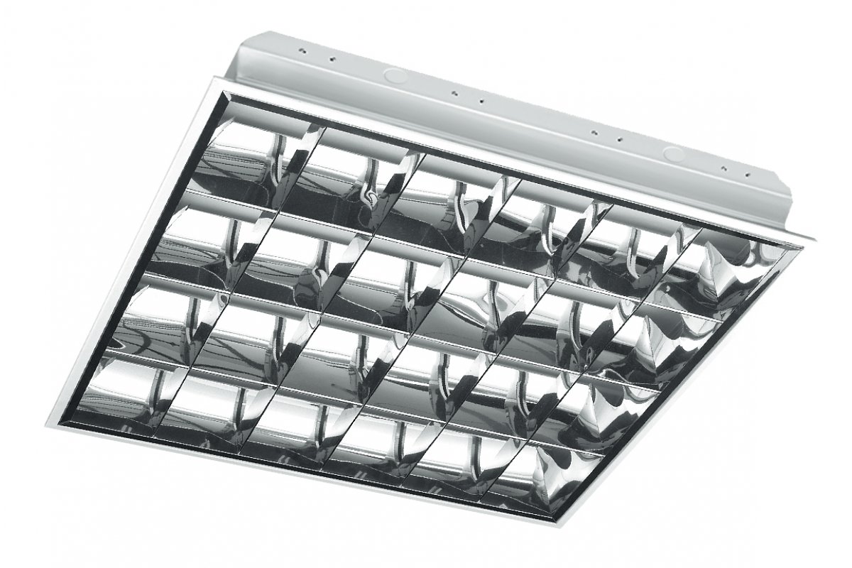 G-TECH Luminaire RASTRO 60, 4x60 T8 LED (single-sided connection), G13, AC220-240V, IP20, armstrong