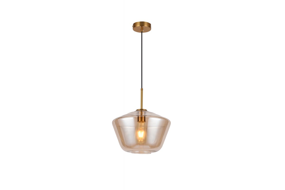 Ceiling fixture LIME 3,7924,AC220-240V,50/60Hz,1*E27, IP20, Diameter 35 CM,single, gold