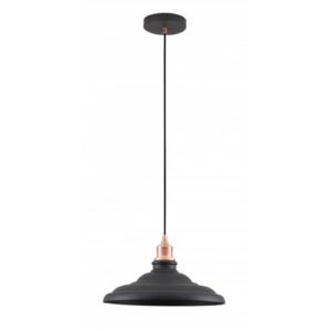 Ceiling fixture LORET L,9721 AC220-240V,50/60Hz,1*E27, max.40W, Diameter 34,8 cm,IP20, single, black