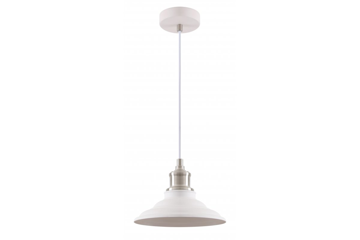 Ceiling fixture LORET M,9691,AC220-240V,50/60Hz,1*E27, max.40W, Diameter 20,5 cm,IP20, single, white