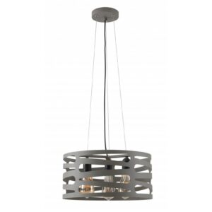 Ceiling fixture MARISA,2584,AC220-240V,50/60Hz,3*E27, max.40W, IP20, Diameter40 cm, triple, grey