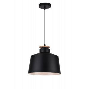 Ceiling fixture MARGUS ,2911,AC220-240V,50/60Hz,1*E27, IP20, Diameter 30 CM,single, black