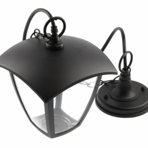 Pendant garden luminaire MARINA, E27, IP54, max. 20 W, black