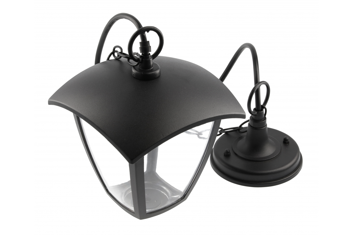 Pendant garden luminaire MARINA, E27, IP54, max. 20 W, black