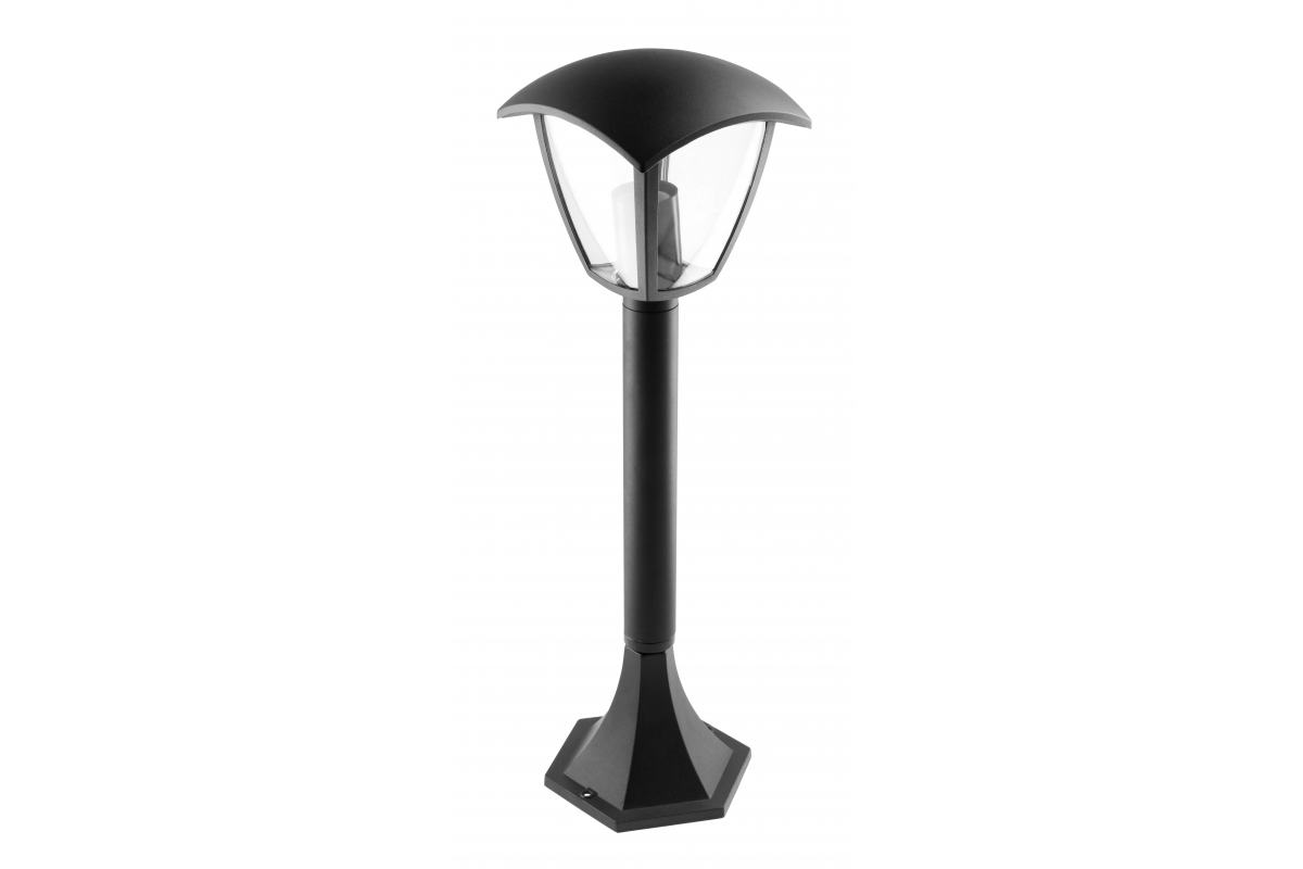 Garden luminaire MARINA, E27, IP54, max. 20 W, post 570 mm, black